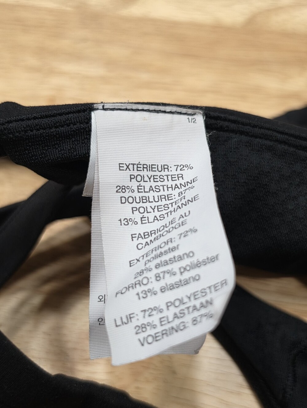 Vuori Yosemite Sports Bra Black Women Extra Small XS Strappy Activewear VW104 - Picture 13 of 15